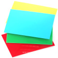 Customized Color Available A4 Size Rigid PP Plastic Binding Cover Sheet